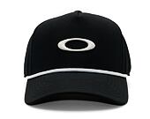 Kšiltovka Oakley - Oakley Ellipse Rope Hat - Black/White