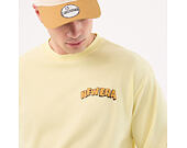 Triko New Era - Branded Beach Party Graphic Oversized Tee - Yellow