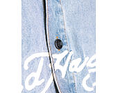 Košile Ed Hardy - Mens Eagle And Stars Relaxed Denim Shirt - Bleach