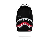 Batoh Sprayground - Shark Central Black Embroidered Shark Backpack