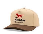 Kšiltovka Brixton - Leisure Snapback - Khaki/Coco