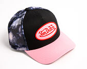 Dámská Kšiltovka Von Dutch - Baseball - Galaxy Mesh Patch - Black / Pink