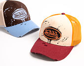 Kšiltovka Von Dutch - Baseball - Print & Embroidery - Red / Yellow