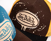 Kšiltovka Von Dutch - Baseball - Print & Embroidery - Yellow / Brown