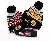 Kulich New Era - NHL Evergreen Wordmark Pom Medium Knit - Montreal Canadiens - Team Color