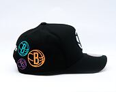 Kšiltovka Mitchell & Ness - NBA 404 Club Neon Pro Snapback - Brooklyn Nets - Black