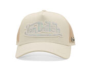 Dámská kšiltovka Von Dutch - Felt & TPU Patch Baseball - Beige