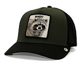 Kšiltovka Goorin - Bandit Trucker - Raccoon - Palm