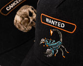 Kšiltovka Goorin - Wanted Denim Rocker - Scorpion - Black Denim