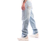 Kalhoty Karl Kani - OG Distressed Straight Leg Jeans - Blue