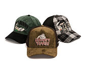 Kšiltovka Capslab - Looney Tunes Trucker - Bugs Bunny Logo Peek Suede - Olive / Brown