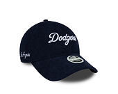 Dámská Kšiltovka New Era - MLB Cord Script 9TWENTY - LA Dodgers - Navy / White