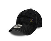 Kšiltovka New Era - MLB Washed Denim Pin 9TWENTY - NY Yankees - Black