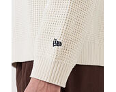 Mikina New Era - MLB Waffle Knit Crew - LA Dodgers - Off White