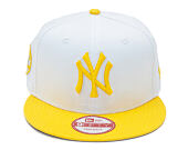 Kšiltovka New Era New York Yankees White/Yellow Pop Leabas Snapback