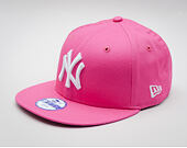 Dětská kšiltovka New Era 9FIFTY Kids MLB League Basic New York Yankees Snapback Pink / White