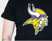 Triko New Era NFL Team Logo Minnesota Vikings Black
