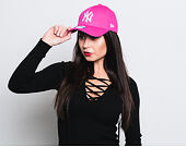 Dámská Kšiltovka New Era Fashion Essential New York Yankees Pink/White 9FORTY Strapback