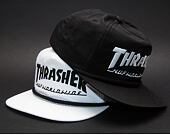 Kšiltovka HUF Collab Thrasher Logo Black Snapback