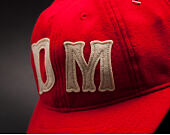 Kšiltovka Pink Dolphin Motorsports 8 Panel Red Fitted