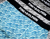 Boxerky Pink Dolphin Wave Boxer Briefs 3 Pack Multicolor
