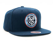 Kšiltovka Mitchell & Ness Wool Solid FC New York City Snapback