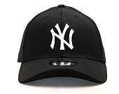 Kšiltovka New Era Rubber Prime New York Yankees Black/White 39thirty Stretchfit