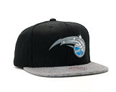 Kšiltovka Mitchell & Ness Fuzz 2 Tone Orlando Magic Black/Grey Heather Snapback