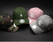 Kšiltovka New Era Mini Logo Essential New York Yankees 9TWENTY Woman Woodland Camo Strapback