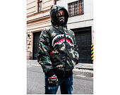 Oboustranná péřová zimní bunda Sprayground Shark Mouth Reversible Camo