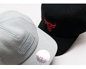 Kšiltovka Mitchell & Ness Throwback Chicago Bulls Black Snapback