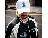 Kšiltovka Pink Dolphin Tombstone 5-Panel Structured White Snapback