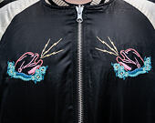 Oboustraná Bunda Pink Dolphin Reversible Souvenir Jacket Black