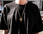 Pozlacený Řetízek na krk King Ice The 14K Gold Harley Quinn Necklace from Suicide Squad