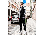 Mikina Kappa Banda Anniston Black/White