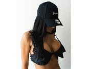 Kšiltovka New Era Border Edge Pique New York Yankees 9FORTY Navy/White Strapback