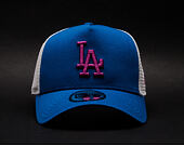 Kšiltovka New Era Essential Los Angeles Dodgers 9FORTY TRUCKER Black/Pink Snapback