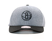Kšiltovka Mitchell & Ness Link Flexfit 110 Flex-Snap Brooklyn Nets Grey/Black Snapback