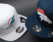 Kšiltovka New Era Contrast Crown Miami Dolphins 9FIFTY White/Gray Snapback