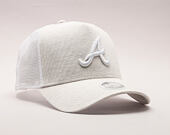 Dámská Kšiltovka New Era Jersey Essential Trucker Atlanta Braves 9FORTY Satin Snapback