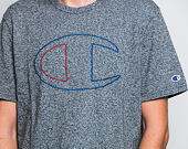 Triko Champion Crewneck T-Shirt Big Logo Heather Grey