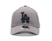 Dětská Kšiltovka New Era League Essential Los Angeles Dodgers 9FORTY Child Grey Heather/Black Strapb