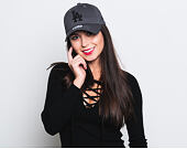 Dámská Kšiltovka New Era League Essential Los Angeles Dodgers 9FORTY Grey Heather/Black Strapback