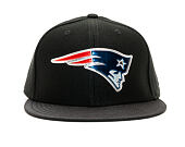 Kšiltovka New Era Black Coll New England Patriots 59FIFTY Black