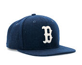 Kšiltovka New Era Melton Original Fit Boston Red Sox 9FIFTY Navy Snapback
