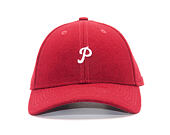 Kšiltovka New Era Mini Melton Philadelphia Phillies 9FORTY Cardinal/White Strapback