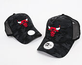 Dámská Kšiltovka New Era Camo Team Aframe Trucker Chicago Bulls 9FORTY Black Camo Snapback