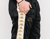 Tepláky Kappa Banda Astoria Snaps Slim Black/White/Gold