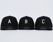 Kšiltovka State of WOW ALPHABET - Charlie Baseball Cap Crown 2 Black/White Strapback