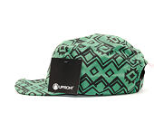 Kšiltovka UPFRONT BAGKAT 5-Panel Green Strapback